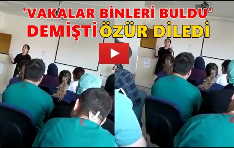 SOSYAL MEDYADA GÜNDEM OLMUŞTU ÖZÜR DİLEDİ