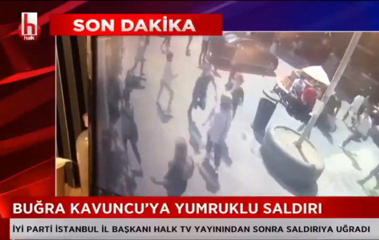 İYİ PARTİ İL BAŞKANI BUĞRA KAVUNCU&#039;YA SALDIRI!..