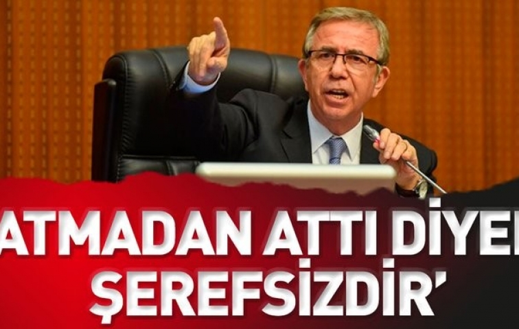 YAVAŞ: ATTI DİYEN ŞEREFSİZDİR!