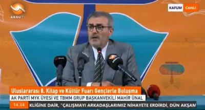 AKP'li Ünal: Cumhuriyet bizim lügatimizi, alfabemizi, dilimizi, yok etmiştir!