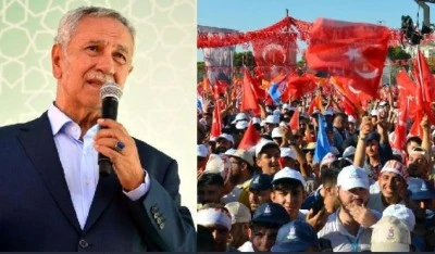 Bülent Arınç, törende AKP’liler tarafından yuhalandı