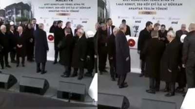 ERDOĞAN'DAN SUNUCUYA FIRÇA: NE DURUYORSUN ÇAĞIRSANA!