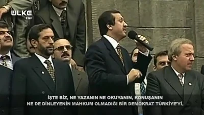 ERDOĞAN'IN 1999 YILINDAKİ KONUŞMASI YENİDEN GÜNDEM OLDU