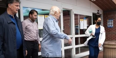 FETÖ LİDERİ GÜLEN'İN HASTANEDEN ÇIKIŞI