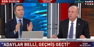 MUHARREM İNCE SÖZÜNÜ UNUTTU: O GEÇMİŞTE KALDI!